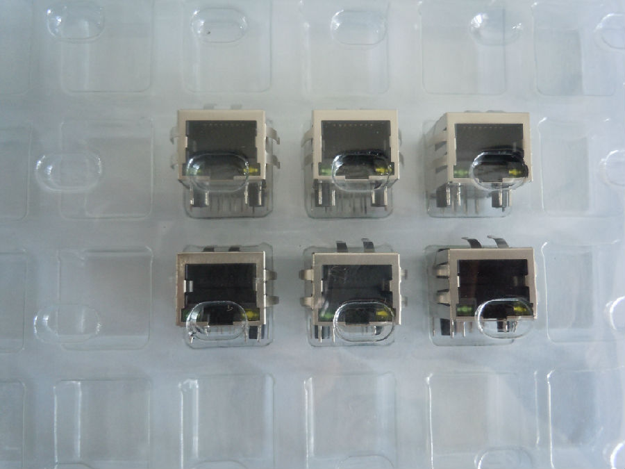 RJ45 connector with LED